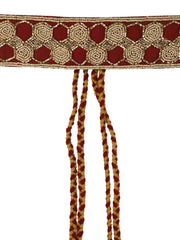 Bead Work Geometric Cotton Handmade Belt