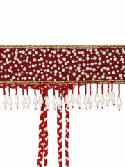Bead Work Tasselled Polyester Handmade Belt