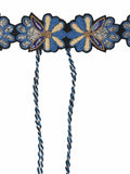 Bead Work Floral Cotton & Canvas Handmade Belt