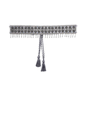 Floral Beaded Cotton Handmade Belt