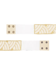 Chevron Beaded Cotton Belt