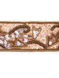 Abstract Sequined Cotton Belt