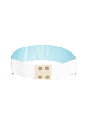 Chevron Beaded Satin Belt