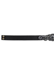 Velvet Embellished Wide Belt