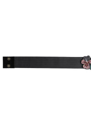 Velvet Embellished Wide Belt