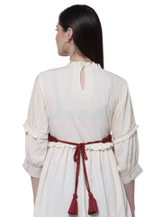 Cotton Dari Braided Slim Belt