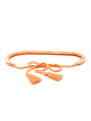 Braided Cotton Slim Belt