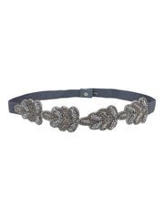Women's Canvas Embellished Stretchable Belt