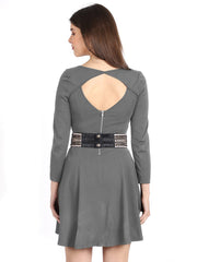 Women's Synthetic Embellished Stretchable Rose Belt