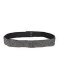 Women's Cotton & Leatherette Embellished Beaded Belt