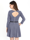Womens's Velvet Embellished Stretchable Belt