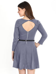 Womens's Velvet Embellished Stretchable Belt