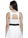 Bead Work Geometric Polyester & Velvet Handmade Belt