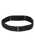 Bead Work Geometric Polyester & Velvet Handmade Belt