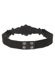 Bead Work Polyester & Leatherette Handmade Belt