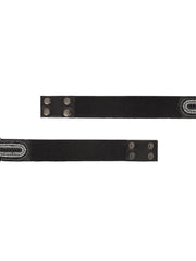Bead Work Polyester & Leatherette Handmade Belt
