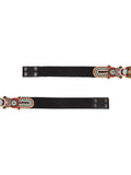 Bead Work Polyester & Leatherette Handmade Belt