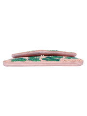 Globlie Beaded Canvas Sling Bag