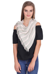 Striped Viscose Rayon Stole