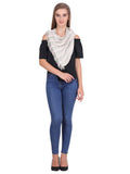 Striped Viscose Rayon Stole