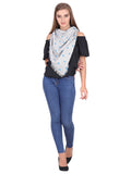 Checkered & Polka Dots Modal Stole