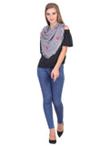 Checkered & Polka Dots Modal Stole