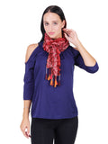 Woven Design & Ombrey Silk Scarf