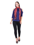 Woven Design & Ombrey Silk Scarf