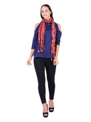 Woven Design & Ombrey Silk Scarf