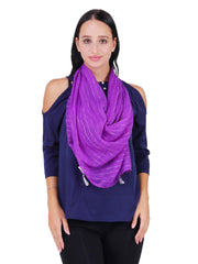 Striped Polyester Scarf