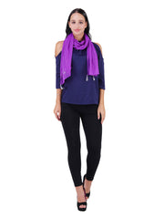 Striped Polyester Scarf