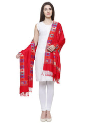 Geometric Viscose Rayon Shawl