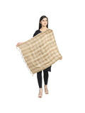 Striped Viscose Rayon Shawl