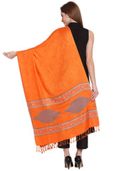Geometrical Woven Design Viscose Rayon Shawl
