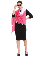 Solid Ombre Cotton Scarf