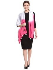 Solid Ombre Cotton Scarf