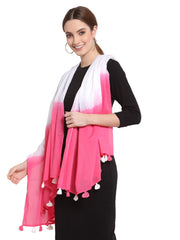 Solid Ombre Cotton Scarf