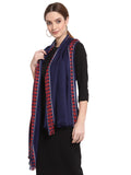 Geometric Woven Design Viscose Rayon Scarf