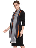 Geometric Woven Design Viscose Rayon Stole