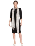 Checkered & Woven Design  Wool Stole