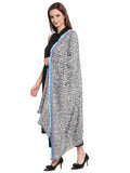 Abstract Woven Design Viscose Rayon Shawl