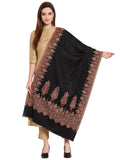 Ethnic Motifs Woven Design Wool Shawl