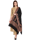 Ethnic Motifs Woven Design Wool Shawl