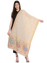 Paisley Woven Design Wool Shawl