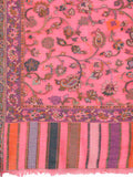 Floral Woven Design Wool Shawl