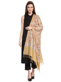 Paisley Embroidered Wool Shawl