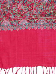Paisley Embroidered Wool Shawl