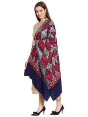 Ethnic Motifs Embroidered Wool Shawl