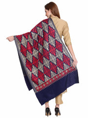 Ethnic Motifs Embroidered Wool Shawl