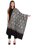 Ethnic Motif Embroidered Wool Shawl